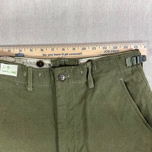 Vintage 50s Military Korean War Mens Heavy 100% Wool M 1951  Field Pants
